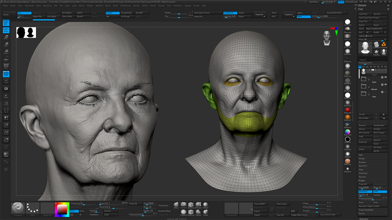 Download Zbrush head sculpt